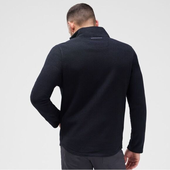 Mack Weldon Latitude Fleece Full-Zip large black NWT - Picture 5 of 11